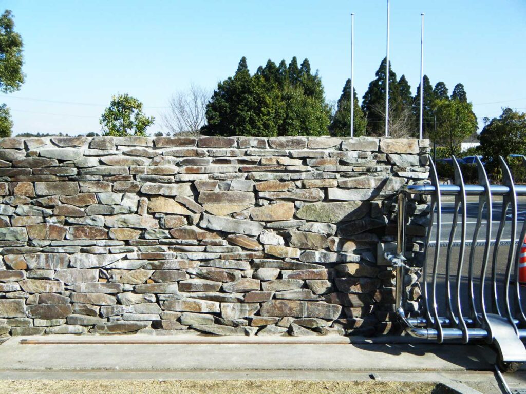 石工事の写真 完成