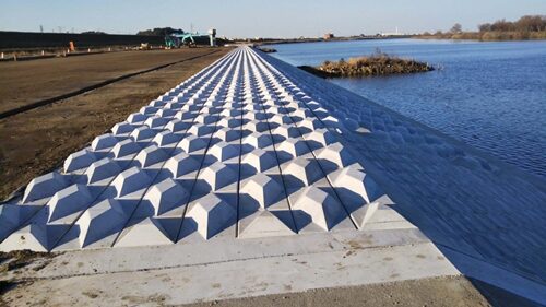 千葉県利根川護岸工事
