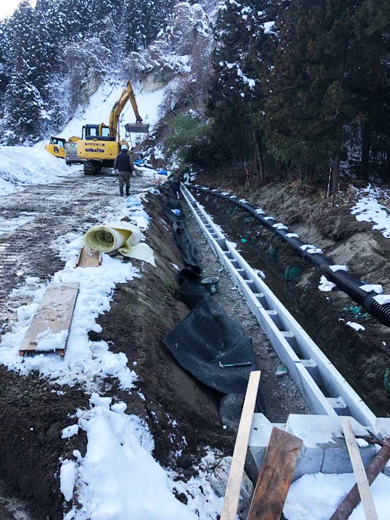 宮城県大郷町災害復興工事
