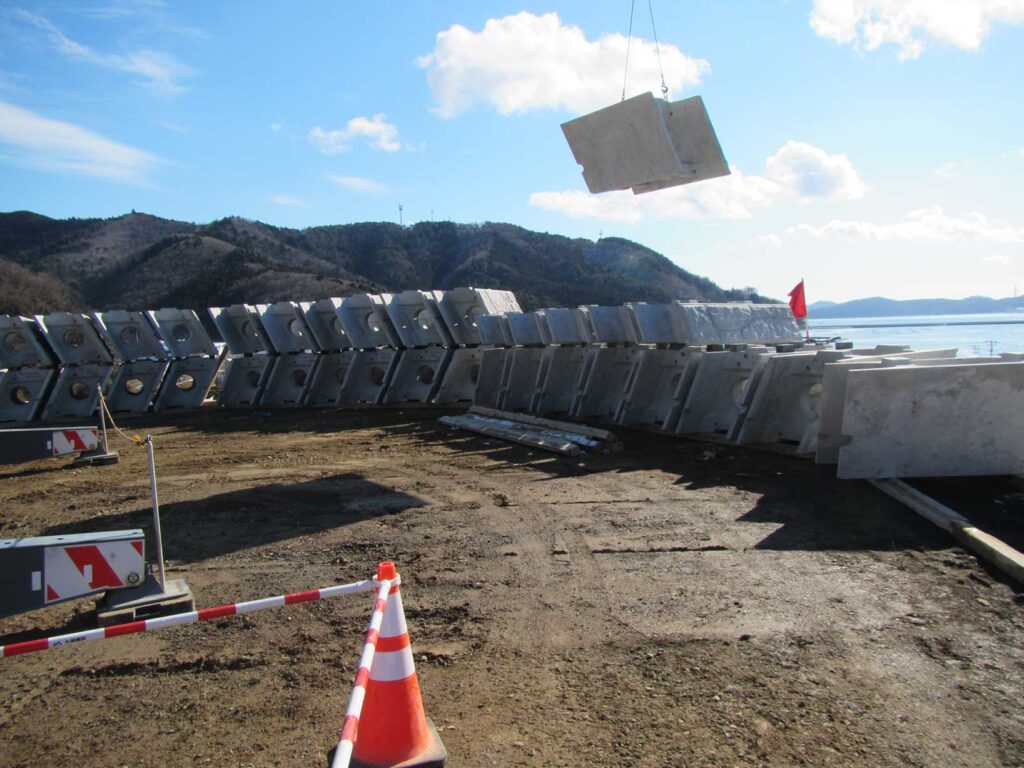 宮城県女川護岸工事